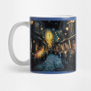 Starry Night in Diagon Alley Mug